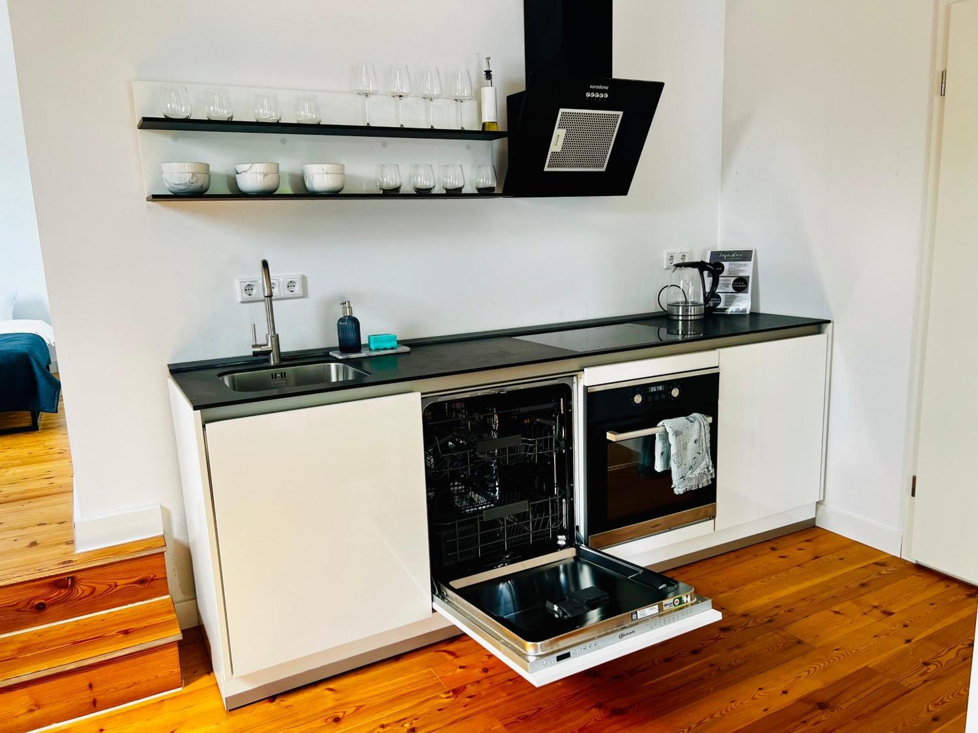 Stilvolle Studiowohnung Mit Sonnenterasse レーダ・ヴィーデンブリュック エクステリア 写真